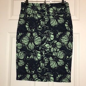 NWOT Floral LuLaRoe Cassie Skirt Size Large(14-16)